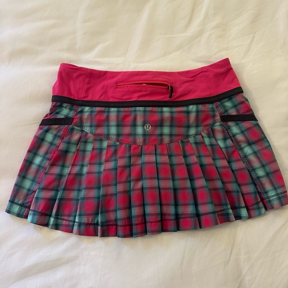 Lululemon Reflection Skirt in Señorita Pink Plaid - Picture 4 of 4